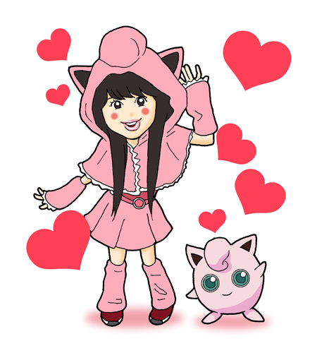 ももクロ×ポケモン　あーりん×プリン